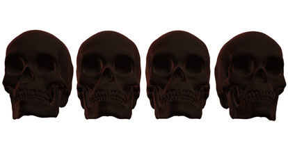 black and white mask