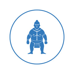 Japanese most wrestler martial icon | Circle version icon |