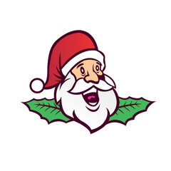 Santa Claus Design Template , Santa Claus Logo Design