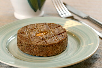 delicious baked kibe on plate