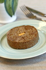 delicious baked kibe on plate