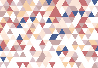 Fototapeta premium Brown Triangle repeat pattern design decoration. seamless vector
