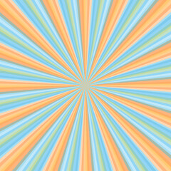 Rays vector beams element. Sunburst vintage shape. Radiating radial lines. Abstract circular shape.