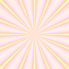 Rays vector beams element. Sunburst vintage shape. Radiating radial lines. Abstract circular shape.