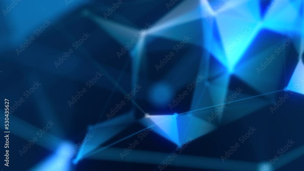 Poster abstract digital connection moving dots and lines. motion. technology background, network connection