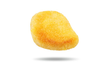 Naklejka na ściany i meble Fresh prepared nuggets on a white isolated background
