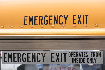 Emergency Exit - obrazy, fototapety, plakaty