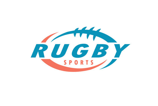 American Football logo vector - Rugby logo