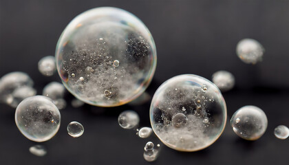 Fototapeta Floating Bubbles obraz