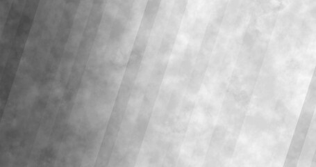 Background of diagonal stripes with a step of colors from white to dark gray with a fog texture that has a linear darkness gradient