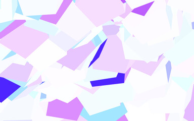 Light Pink, Blue vector texture with colorful hexagons.