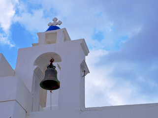 Church bell in aegean island