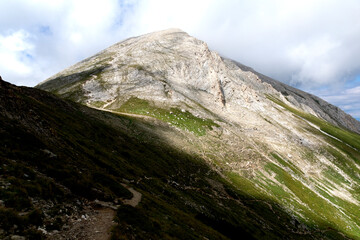 Summer view of Pirin Mountain near Vihren Peak, Bulgaria