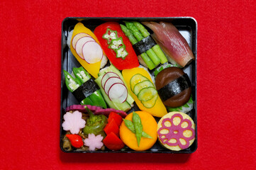 野菜のお寿司＿お弁当