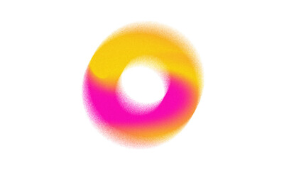 Abstract Grainy and Blurry Shape. Trendy Form with Transparency.