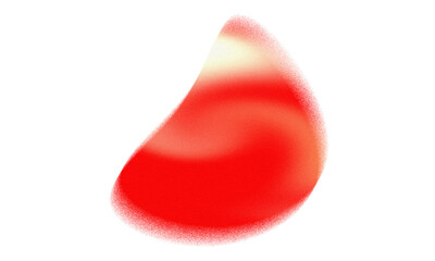 Abstract Grainy and Blurry Shape. Trendy Form with Transparency.