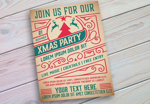 Christmas Event Poster Layout