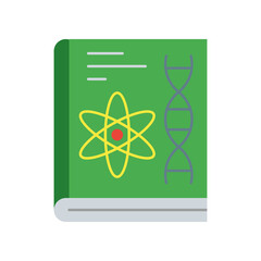 Science book colored icon. Simple colored element illustration. Science book concept symbol design from education set. Can be used for web and mobile