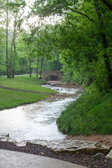 Beautiful waterfalls and stream near Branson Mo