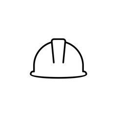 Helmet icon for web and mobile app. Motorcycle helmet sign and symbol. Construction helmet icon. Safety helmet
