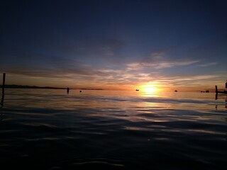 Final de atardecer - Lago Titicaca