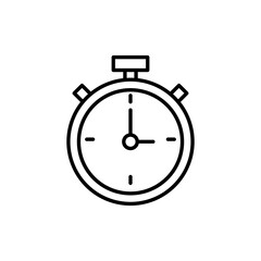 stopwatch icon for web and mobile app. Timer sign and symbol. Countdown icon. Period of time