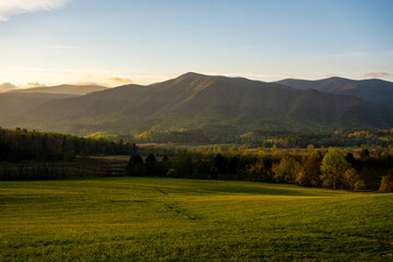 Evening Light In Cades Cove