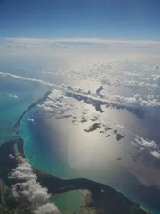 Fotobehang Water Sky Cloud Water resources Atmosphere Air travel © Zombie Bunny