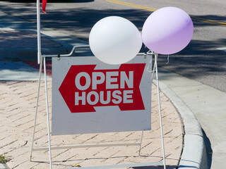 open house sign