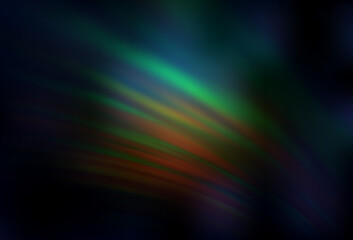 Dark Blue, Green vector blurred bright template.