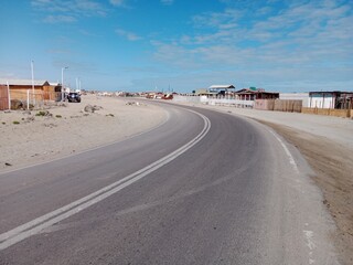 road to the desert