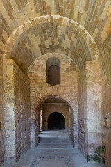Fototapeta na wymiar Interior of the ancient Church of St. Nicholas, located in the city of Myra, Turkey