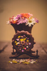 flores trituradas