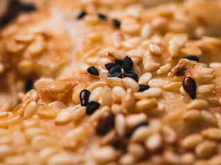 Bread with sesame seeds