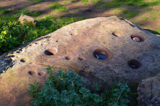 Chumash Grinding Mortar Rock