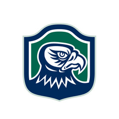 Falcon Head Side Shield Retro