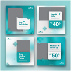 Health and medical social media template