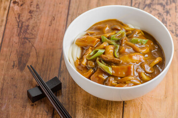 キノコカレーうどん