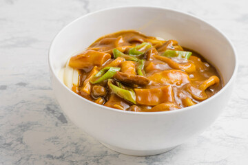 キノコカレーうどん