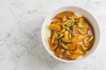 キノコカレーうどん