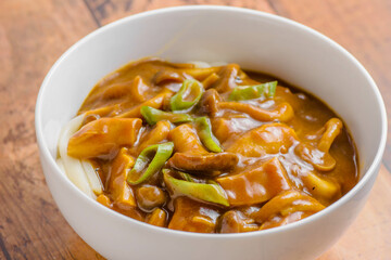 キノコカレーうどん