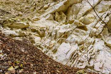 Rocky wilderness. Background or backdrop with selective focus and copy space