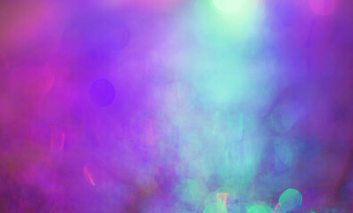 Purple and turquoise blur bokeh background