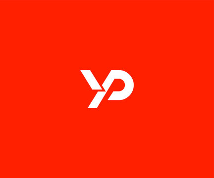 Modern YP Monogram Logo  Minimalist Brand Identity Design