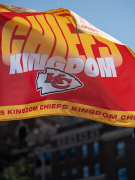 Kansas City Chiefs Football Red and Gold Chiefs Kingdom Flag