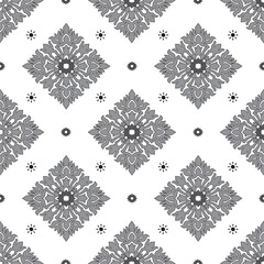 thai pattern traditional abstract concept illustration, Abstract shapes thai patterns, Luxury lai thai pattern.