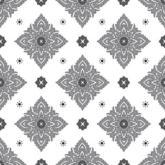 thai pattern traditional abstract concept illustration, Abstract shapes thai patterns, Luxury lai thai pattern.