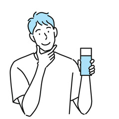 この化粧品に満足している男性