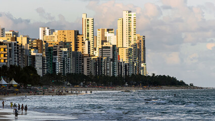 Obraz premium Boa Viagem/Recife/Beach/Praia/Tarde