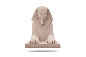 egyptian sphinx statue - obrazy, fototapety, plakaty